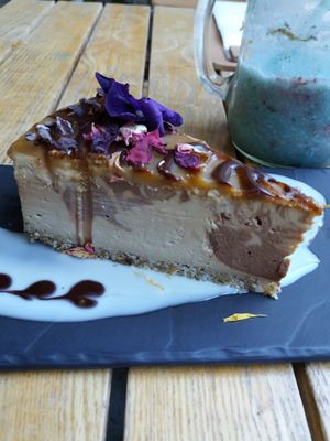 Caramel choc swirl at Earth to Table in Bondi Junction