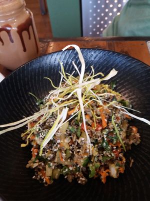 Fresh raw salada at Earth to Table in Bondi Junction