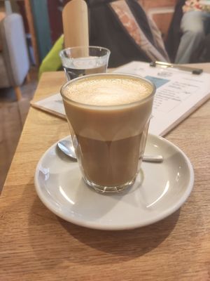 Flat white at Café Bretelles - Petite France in Strasbourg