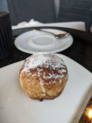 Cinnamon bun at Alex Gooch in Monmouth