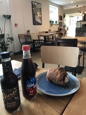 Pastry and drinks  at Alex Gooch in Monmouth