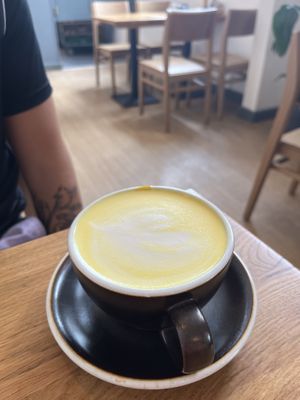 Turmeric latte   at Alex Gooch in Monmouth