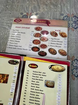 Now have a small menu of meat dishes in addition to the vegetarian fare. Price of naan can get quite expensive. Vegan items are not listed, you need to ask. at Jai palace in Bangkok