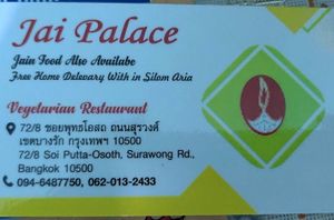  at Jai palace in Bangkok