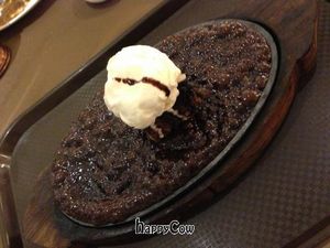 Sizzler brownie at Jai palace in Bangkok