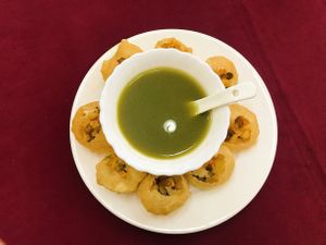 Panipuri  at Jai palace in Bangkok
