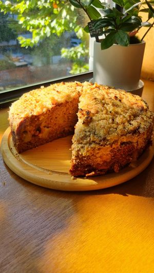 Apple cinnamon cake at Nono Shop & Cafe Seoul in Seoul
