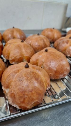 Pumpkin spice brioches at Nono Shop & Cafe Seoul in Seoul