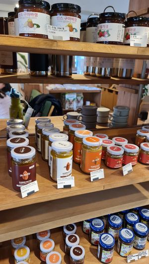 Bread spreads at Nono Shop & Cafe Seoul in Seoul