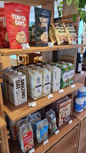 Plant-based milk at Nono Shop & Cafe Seoul in Seoul