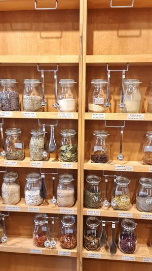Refill stations: spices at Nono Shop & Cafe Seoul in Seoul