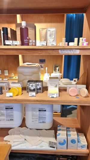Eco-friendly lifestyle products: soap at Nono Shop & Cafe Seoul in Seoul