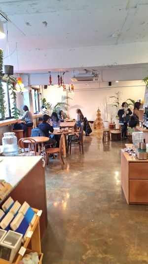 View towards the seating area at Nono Shop & Cafe Seoul in Seoul