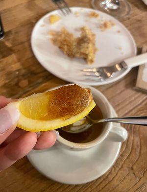 One of my favorite espresso with lemon & sugar  at Nono Shop & Cafe Seoul in Seoul