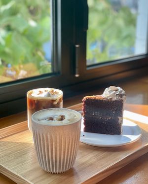 Love to seat on window side.   at Nono Shop & Cafe Seoul in Seoul