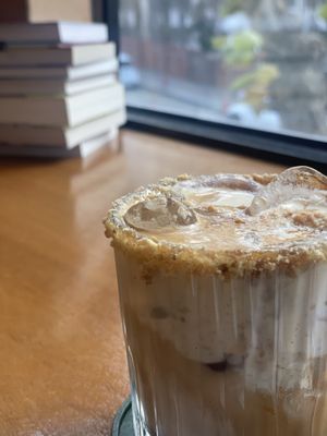 Salted Peanut Butter Latte  at Nono Shop & Cafe Seoul in Seoul