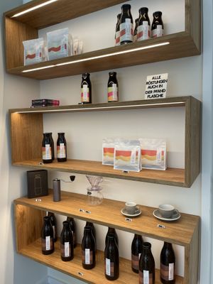 Roasted coffee beans   at Omo Kaffee in Cologne