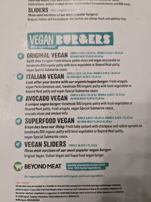  at Submarine Burger - Maksimir in Zagreb