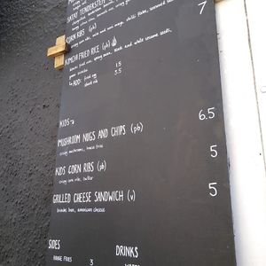 Menu options at Hākari Kitchen in Newquay