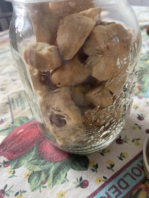 Tarallini con mandorle   at Dispensa Vegetale in Nichelino