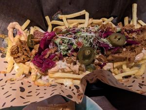 Loaded fries at Burrito Bandito in Bern