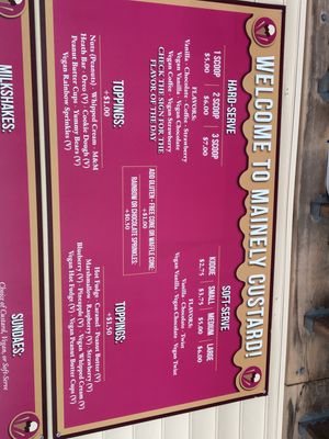   at Mainely Custard in Freeport