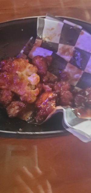 Bourbon Bbq Cauliflower Wings at Atomic Liquors in Las Vegas