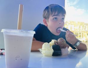 Taro milkshake = 🤤🤤🤤  at Heaven Creamery in Centennial