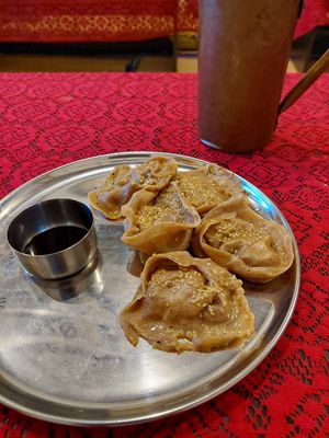   at Govinda's Yogi Cafe in Mysore