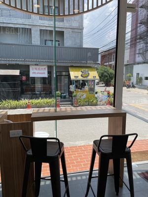 Indoor seating   at ChaTraMue  in Chiang Mai
