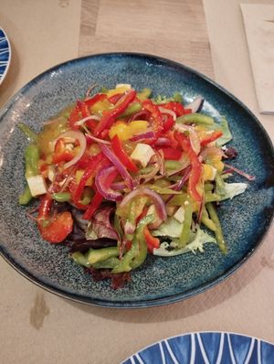 Ceviche de Mango at La Huella Vegana - Sandoval  in Madrid