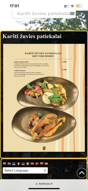   at Markizas in Trakai