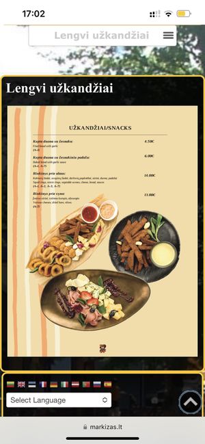   at Markizas in Trakai