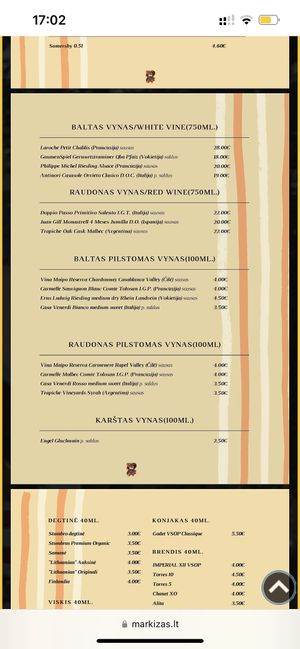   at Markizas in Trakai