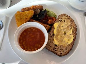 Vegan breakfast  at SeaYou  in Felixstowe
