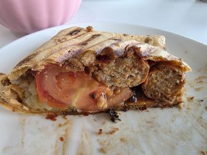 Vegan breakfast burrito at SeaYou  in Felixstowe