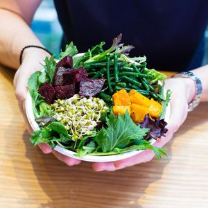 Make your own salad bowl creation !  at TREEHOUSE - Causeway Bay in Hong Kong Island