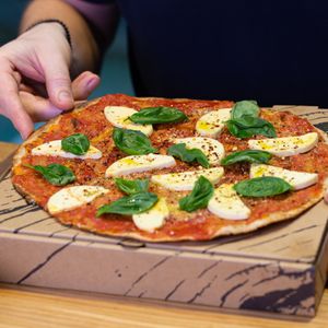 The margherita Pizza at TREEHOUSE - Causeway Bay in Hong Kong Island