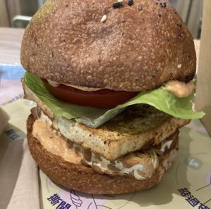 Vegan Reef burger  at TREEHOUSE - Causeway Bay in Hong Kong Island