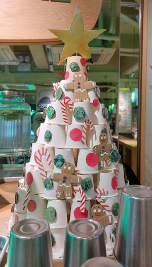 Eco Xmas Tree 🎄 at TREEHOUSE - Causeway Bay in Hong Kong Island