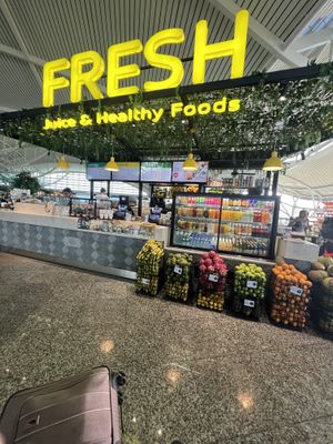 Front of store. Grab n go juice   at DPS - Fresh in Tuban