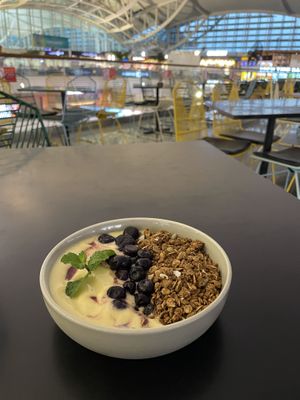 Mango smoothie bowl (plant based milk)  at DPS - Fresh in Tuban
