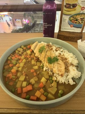 Vegan katsu curry   at DPS - Fresh in Tuban