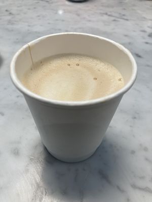 Vegan Chai Latte mit Hafer   at Tate Modern Terrace Cafe in South East London
