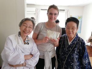 Miso-Sensei and Mari-Sensei  at Idees Kamakura in Kamakura