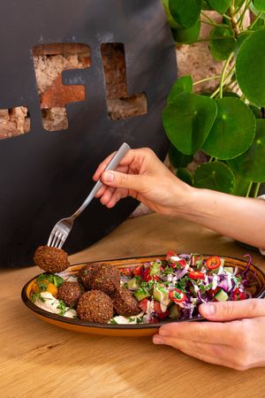 Falafel Salad at FLFL - Den Haag  in The Hague