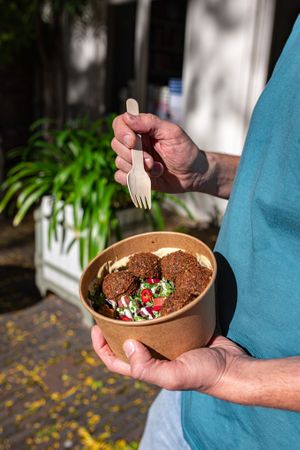 Fresh falafel salad at FLFL - Den Haag  in The Hague