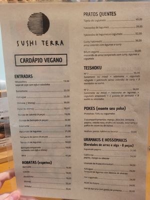  at Sushi Terra in Rio De Janeiro