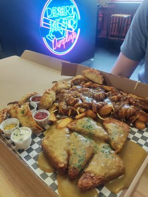 Combo box at Desert Island Dumplings in Manchester