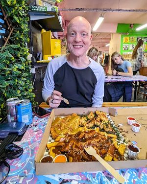 Hungry Heart Big Boy Combo Box at Desert Island Dumplings in Manchester